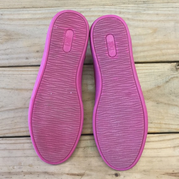 New Juicy Couture Jody Bright Pink Sneakers - Picture 4 of 5
